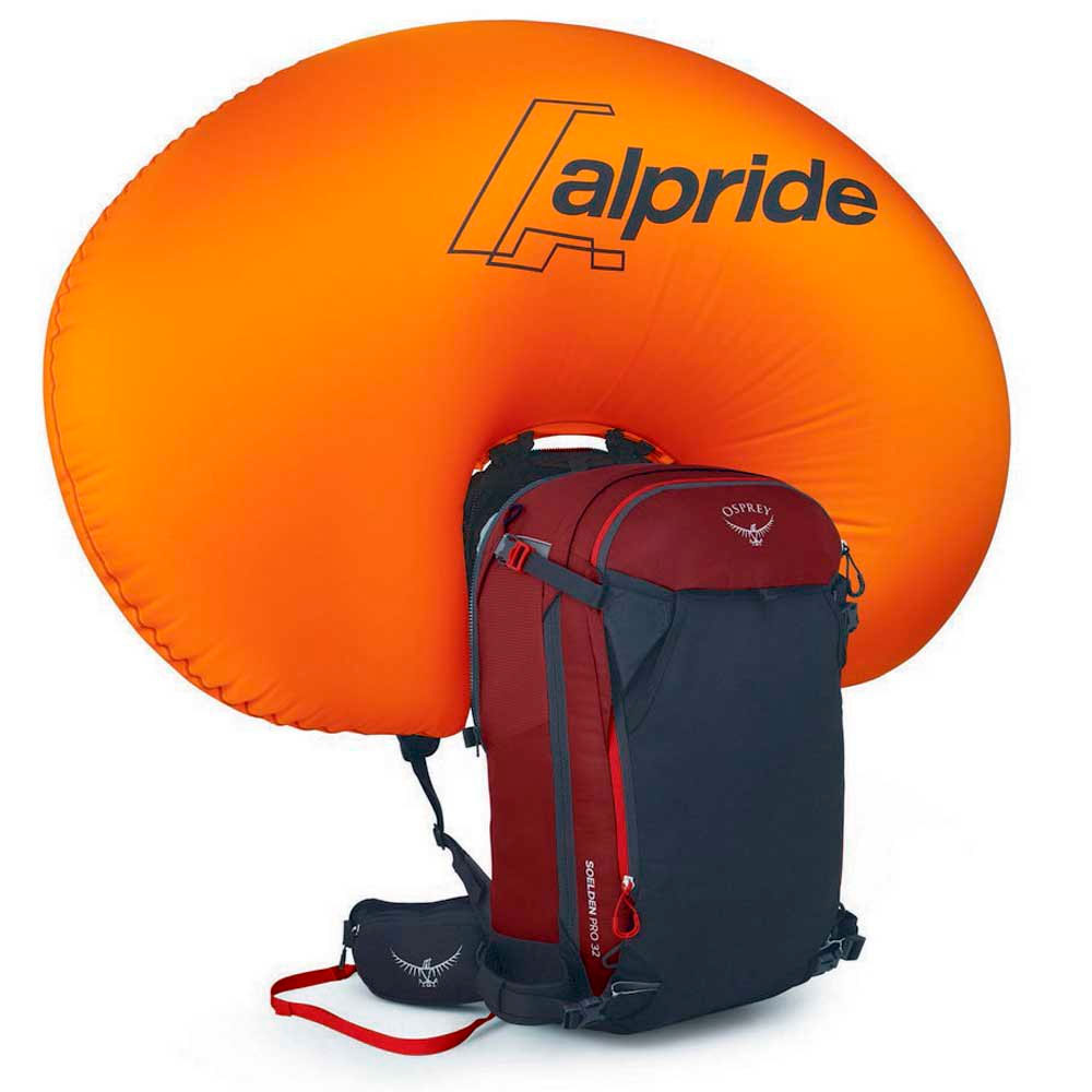 Рюкзак Osprey Soelden Pro E2 Airbag Pack 32 черно-красный купить,NaN