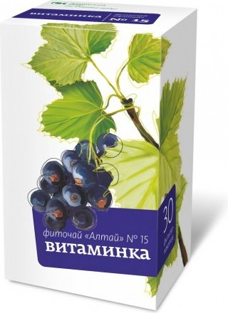 Алтайский кедр сбор трав Фиточай «Алтай» №15 Витаминка 60 купить,NaN