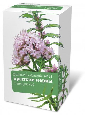 Алтайский кедр сбор трав Фиточай Алтай №33 Крепкие нервы с валерианой 60 купить,NaN