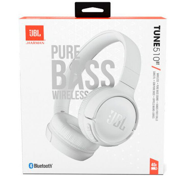 Наушники JBL Bluetooth JBLT510BTWHTEU белые купить,29990