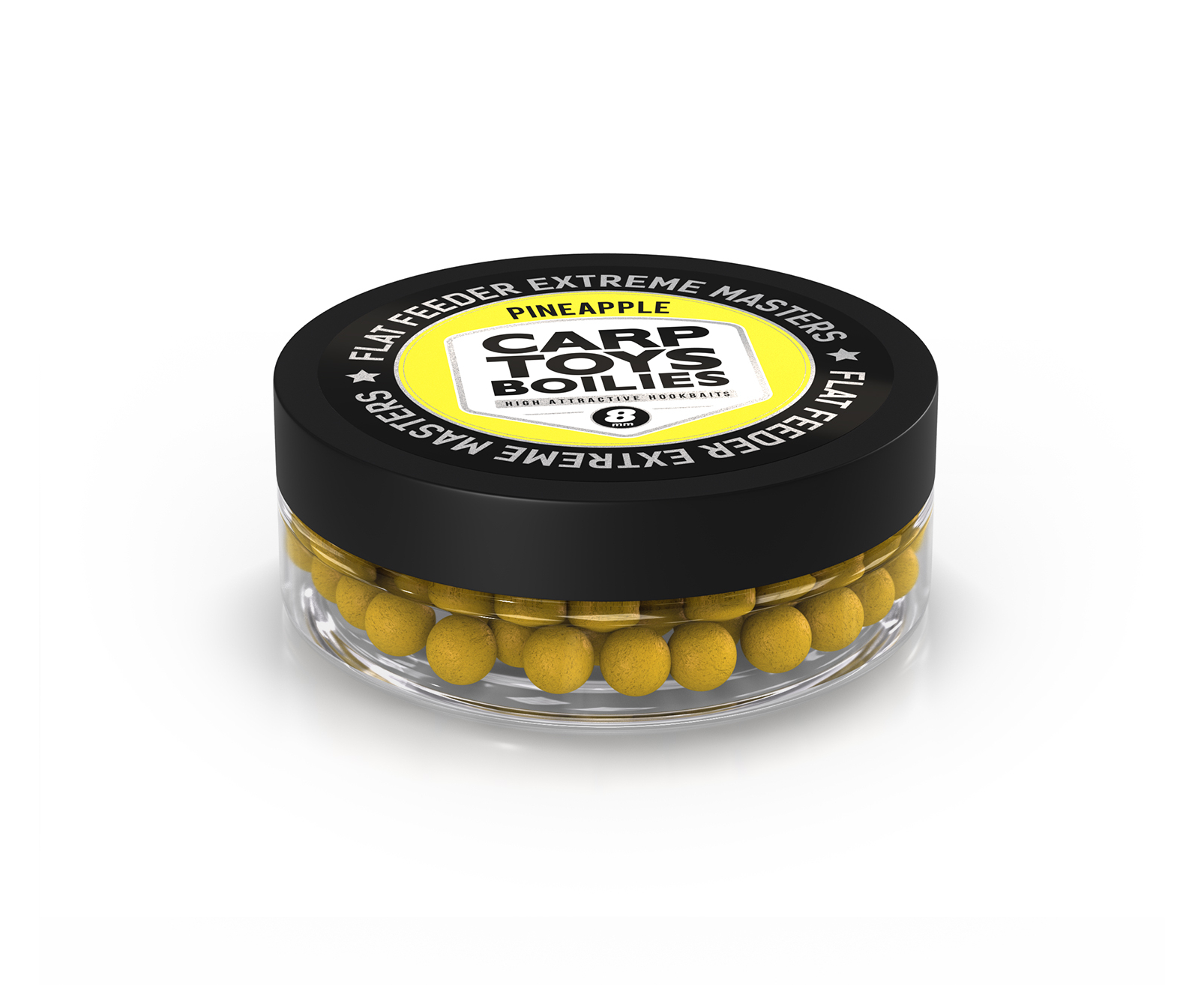 Бойлы вареные FFEM Hookbaits Boilies Pineapple 8 мм 100 гр купить,NaN