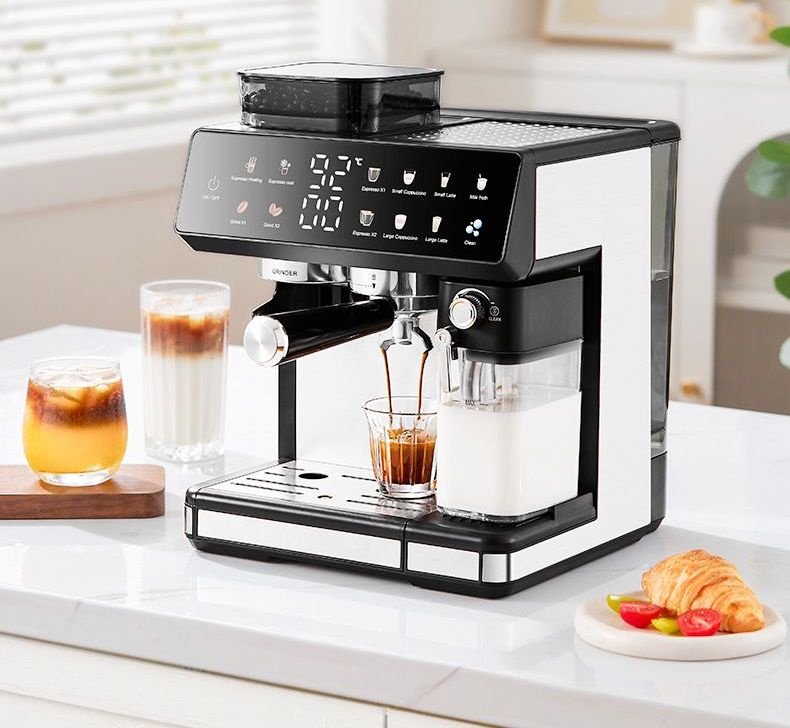 Кофемашина White Wave WW-CM5710 серебристый