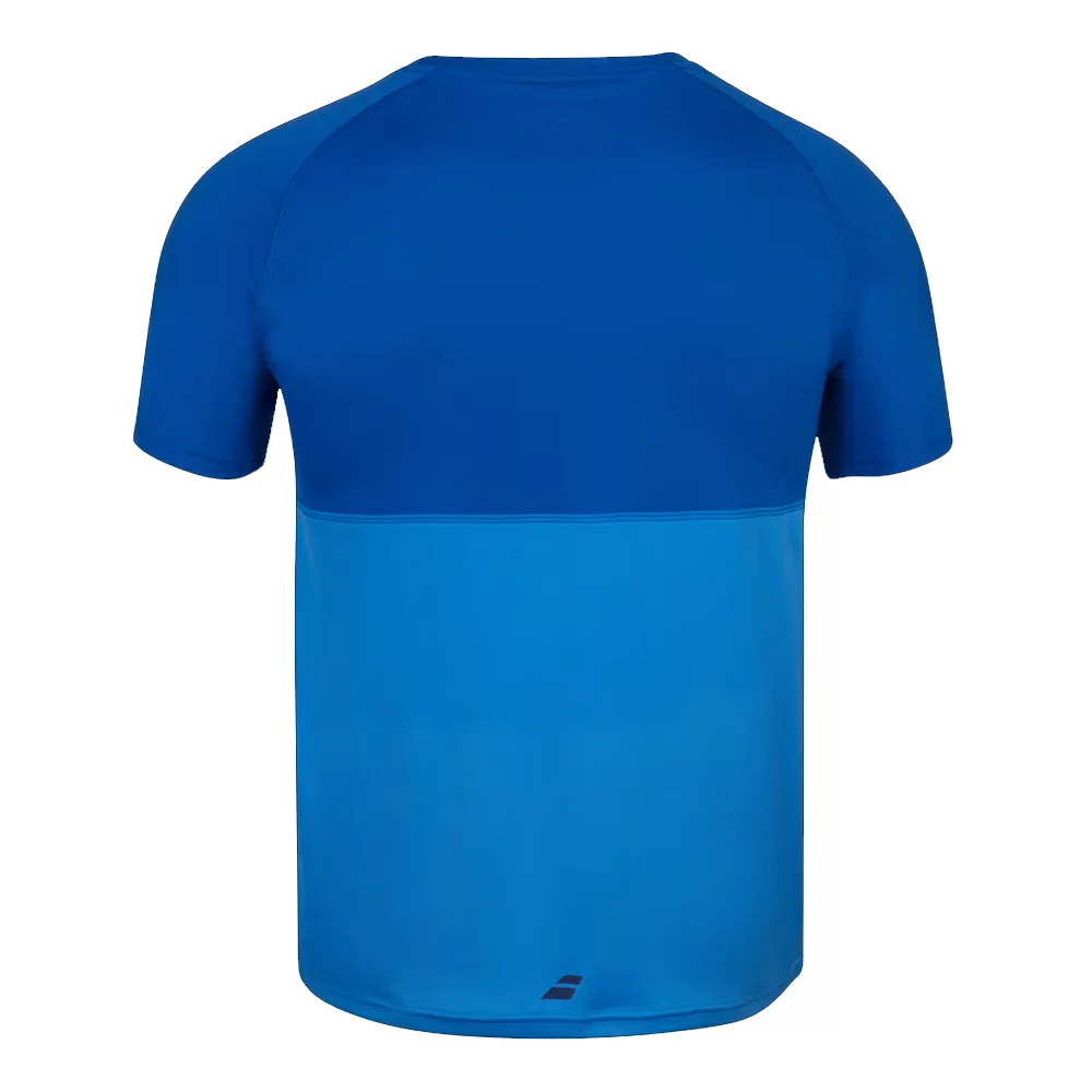 Футболка Babolat Play Crew Neck Tee Boy 3BP1011-4049 синяя 8-10 купить,NaN