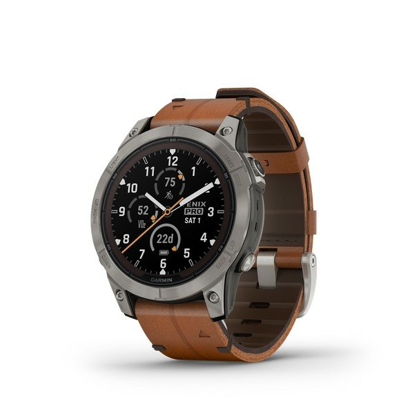 Смарт-часы Garmin Fenix 7 Pro Sapph Solar коричневые