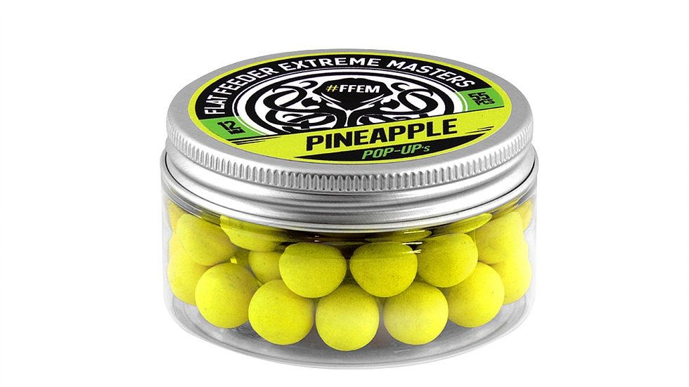 Бойлы плавающие FFEM Pop-Up Pineapple fluo yellow 12 мм 55 шт