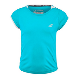 Футболка Babolat Perf Cap Sleeve Top Girl 2gs19031 голубая 12-14