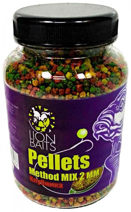 Прикормка Lion Baits LBPM-0150 клубника 0.3 кг купить,NaN