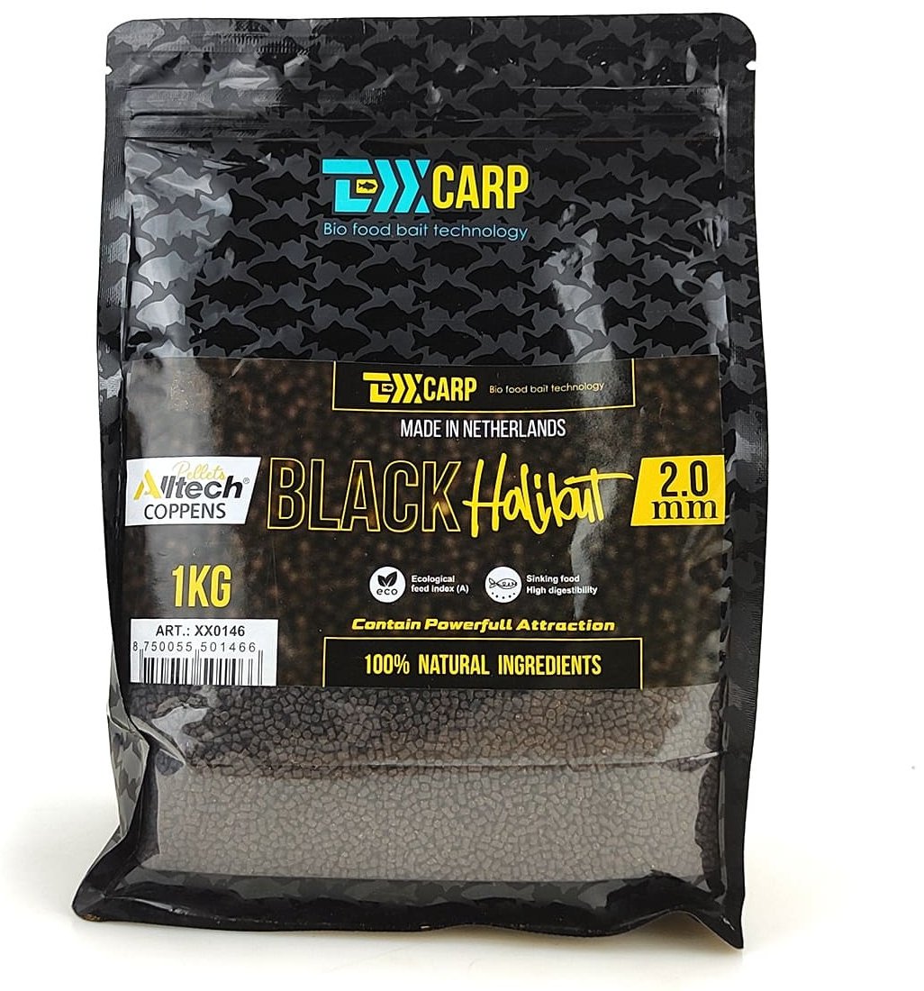 Прикормка TEXX Carp Coppens Black Halibut Black Halibut 1 кг купить,NaN