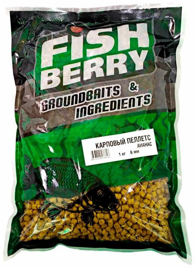 Прикормка Fish Berry LBPC-0084 ананас 1 кг купить,NaN