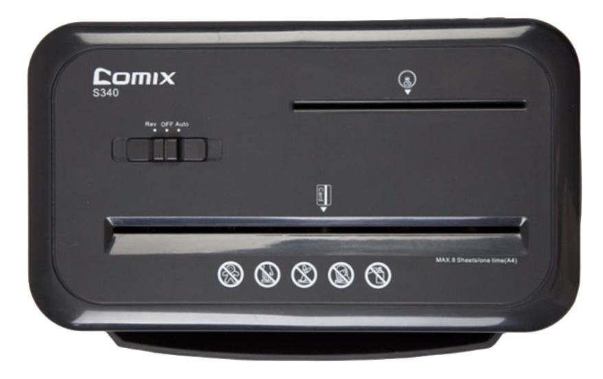 Шредер Comix S340 чёрный купить,0