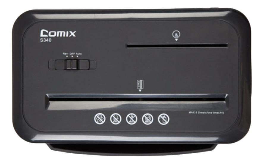 Шредер Comix S340 чёрный купить,NaN