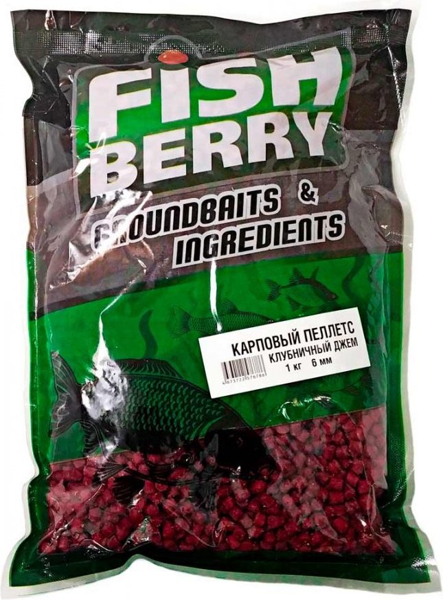 Прикормка Fish Berry LBPC-0088 клубника 1 кг купить,NaN