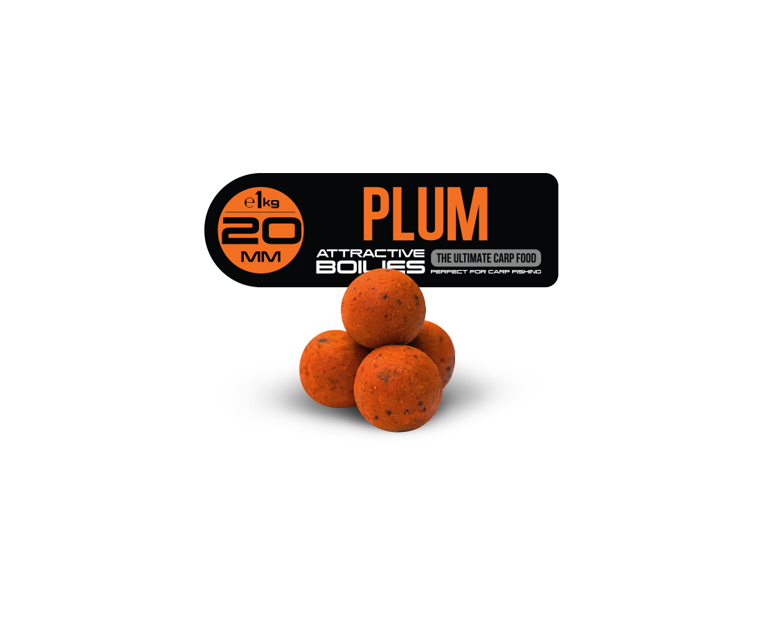 Бойлы вареные FFEM  Super Jam Boilies Plum 20 мм 1 кг  купить,NaN