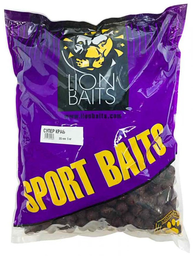Прикормка Lion Baits LB-002851 Супер краб 5 кг купить,NaN