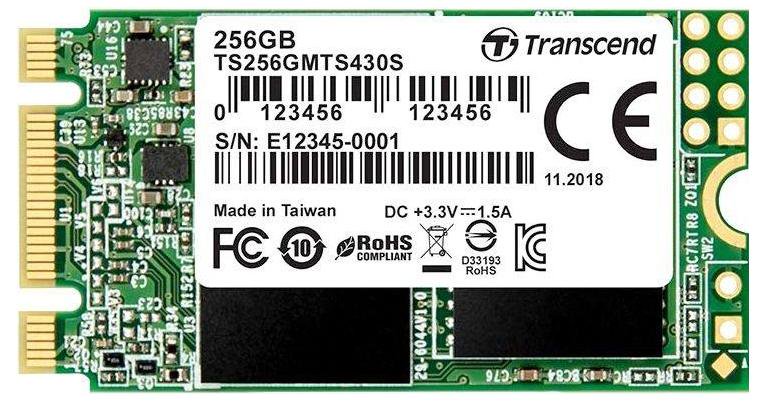 SSD накопитель Transcend TS256GMTS430S 256Gb