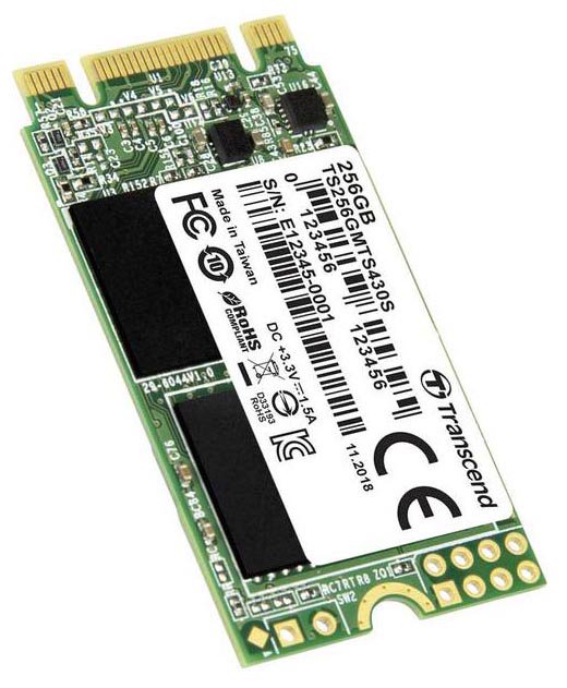 SSD накопитель Transcend TS256GMTS430S 256Gb купить,0