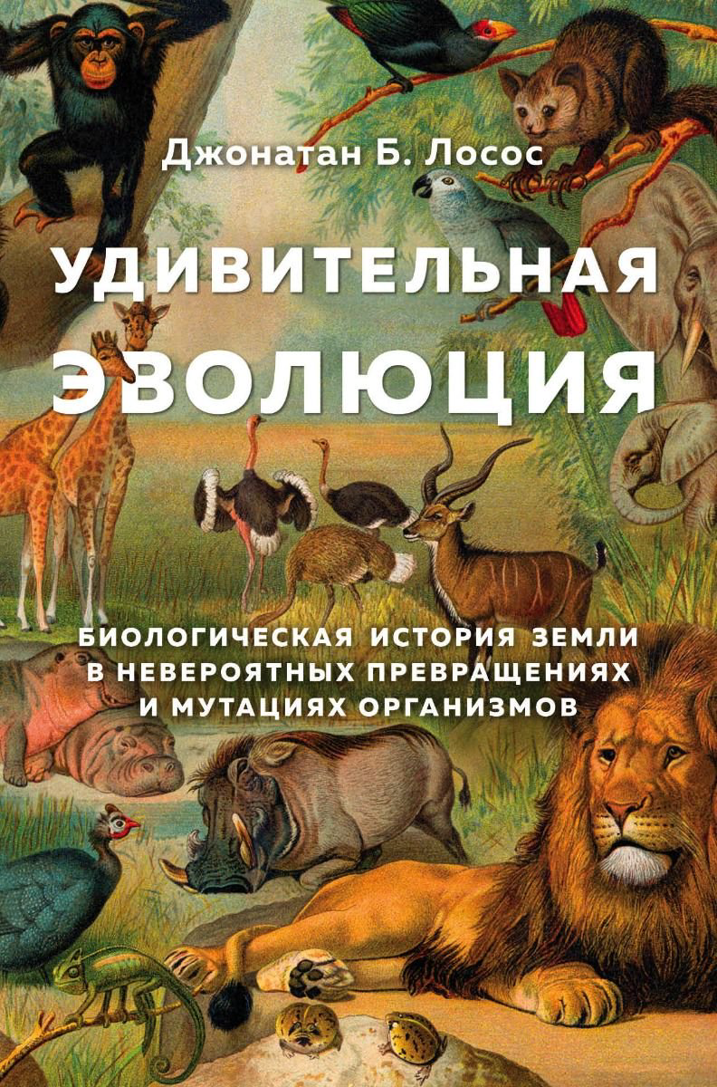 Научно-популярная литература Лосос Дж. Б. Удивительная эволюция, Биологическая история Земли в невероятных превращениях и мутациях организмов купить,NaN