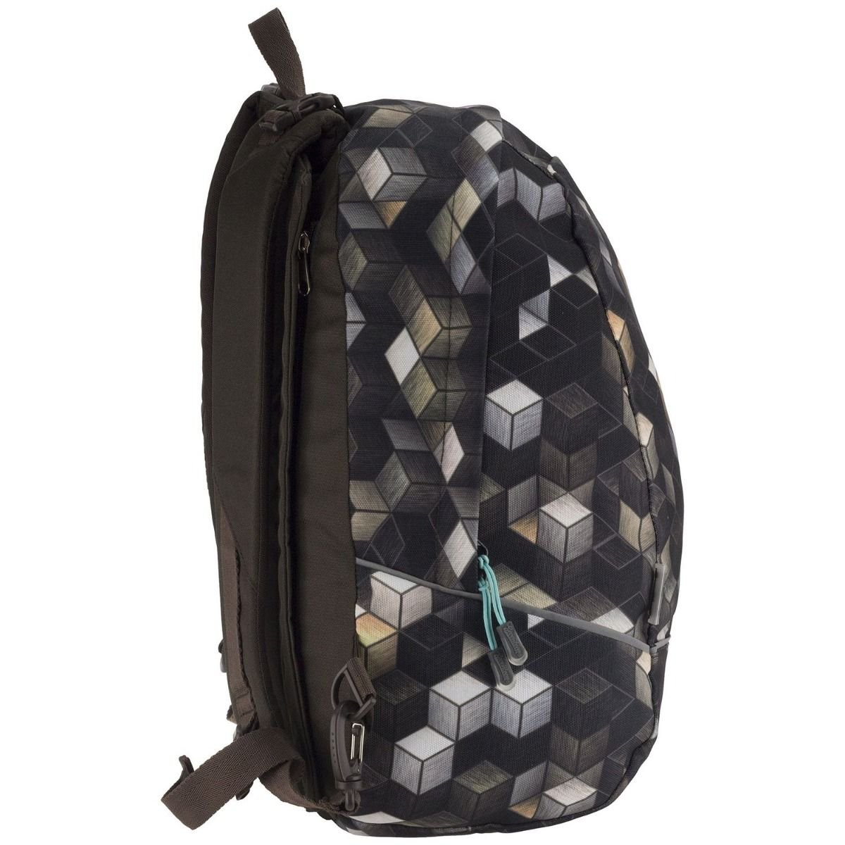 Рюкзак Seventeen Кубики 43х32х19см черный купить,NaN