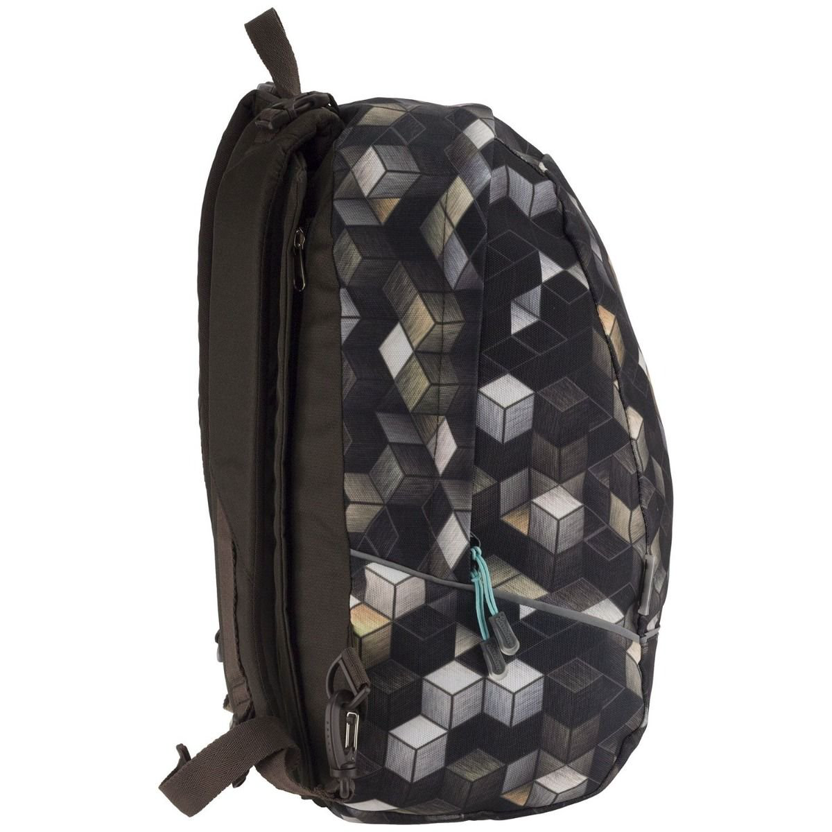 Рюкзак Seventeen Кубики 43х32х19см черный купить,NaN