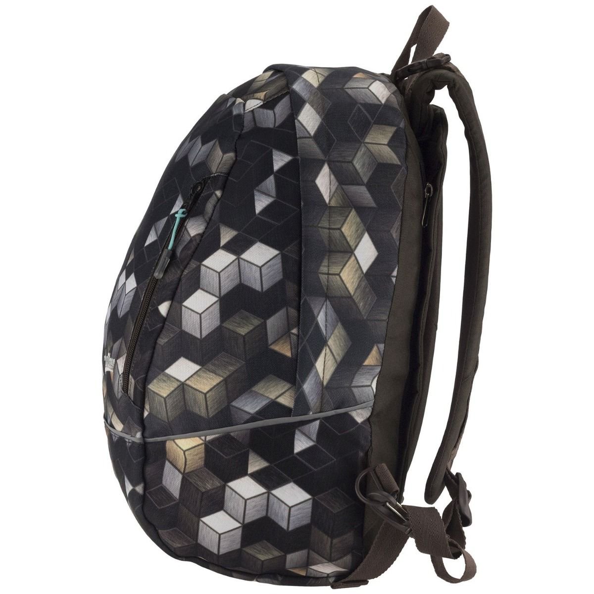 Рюкзак Seventeen Кубики 43х32х19см черный купить,NaN
