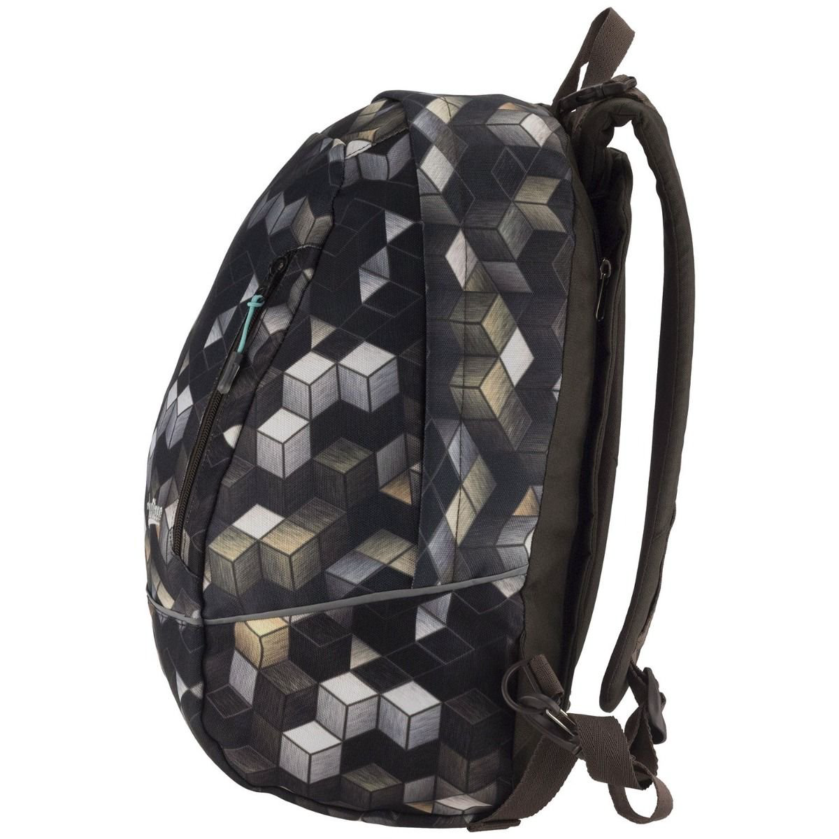 Рюкзак Seventeen Кубики 43х32х19см черный купить,NaN