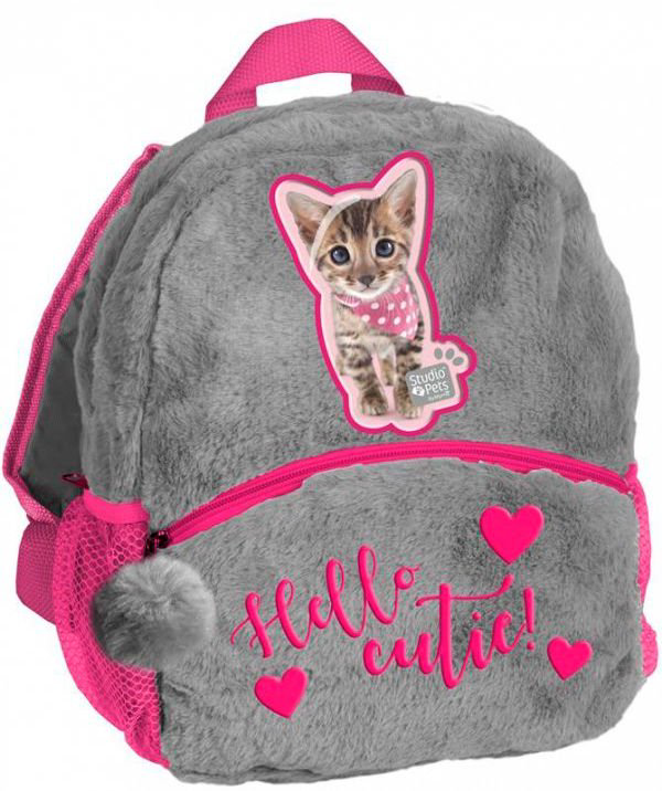 Рюкзак Paso Studio Pets 29х24х9см серый купить,NaN