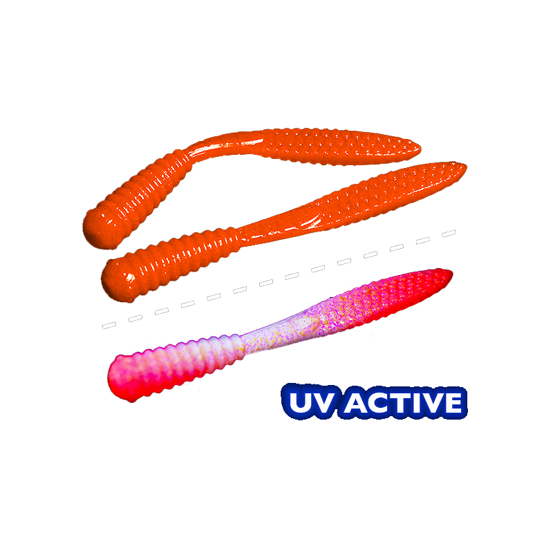 Приманка силиконовая Jara Baits Sting Worm 70 Bubble Gum 706 UV Activ купить,NaN