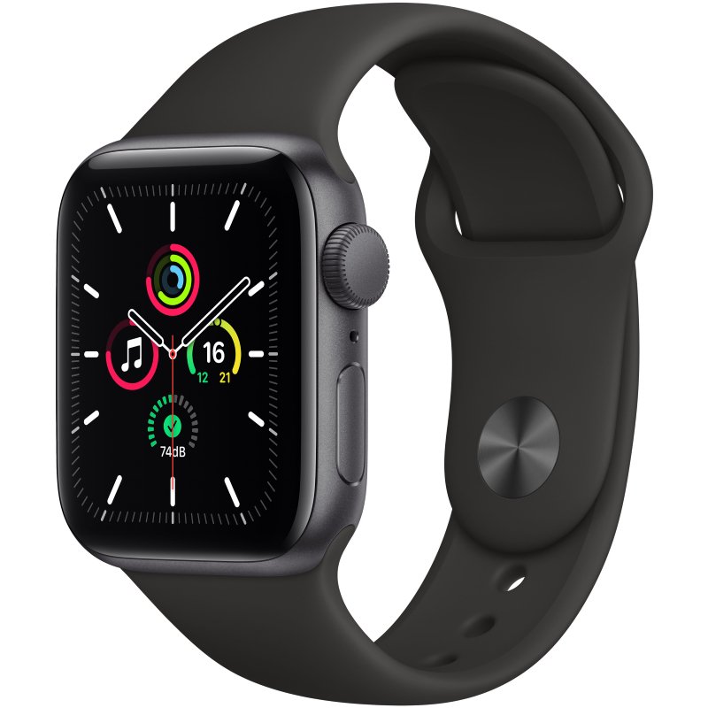 Смарт-часы Apple Watch Series SE 40mm Sport Band MYDP2 Black-Space Gray
