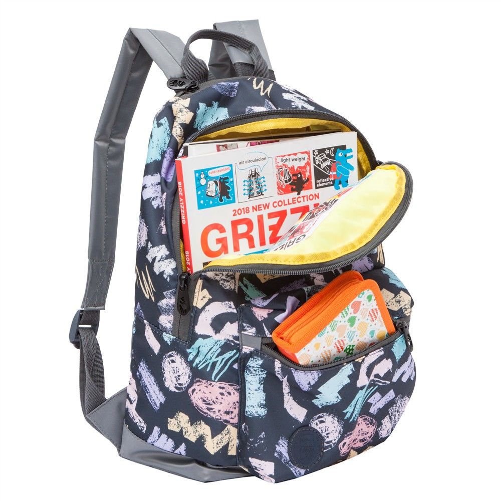 Рюкзак Grizzly Цветные штрихи 26х38х12см купить,NaN
