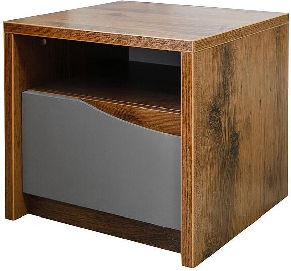 Тумба Пинскдрев Монако, Н00101027, 44x44x42 см, серый, коричневый купить,NaN