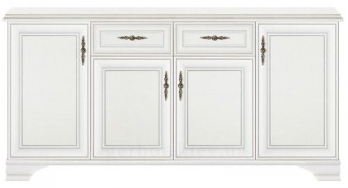 Комод Кентуки KOM4D2S, 184x44.50x90.5 см, белый купить,NaN