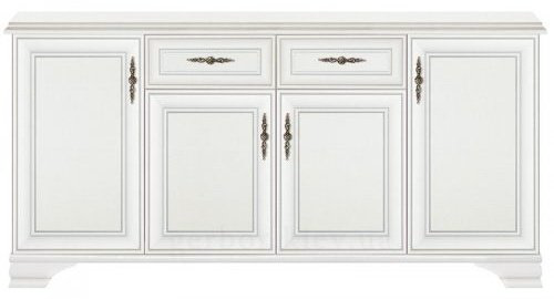 Комод Кентуки KOM4D2S, 184x44.50x90.5 см, белый купить,NaN