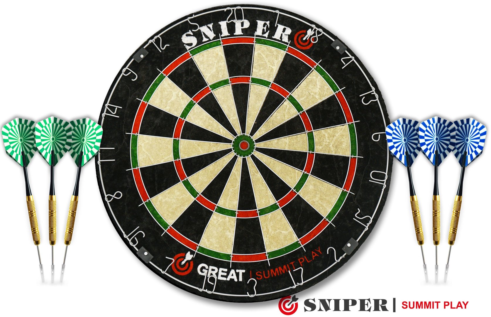 Мишень Комплект для игры в дартс SNIPER Summit Play Great SSP-18GP