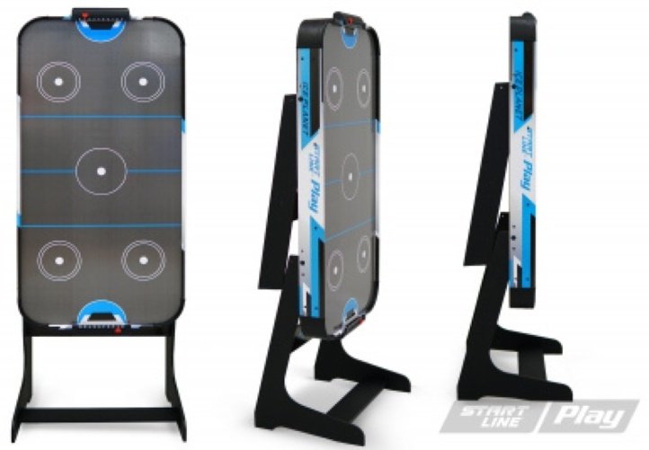 Игровой стол Start Line для аэрохоккея черный 4 фута