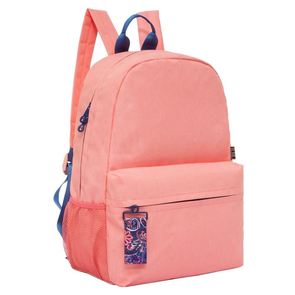 Рюкзак Grizzly 29х41х18см персиковый купить,NaN