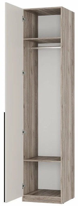 Шкаф-пенал Урбан, 50x229.3х51 см, бежевый, светло-коричневый купить,NaN
