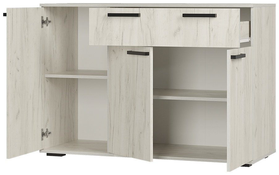 Комод BTS Стандарт, 120x46x82.8 см, серый, бежевый купить,NaN