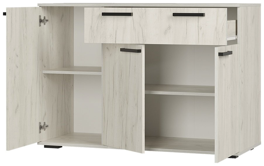Комод BTS Стандарт, 120x46x82.8 см, серый, бежевый купить,NaN