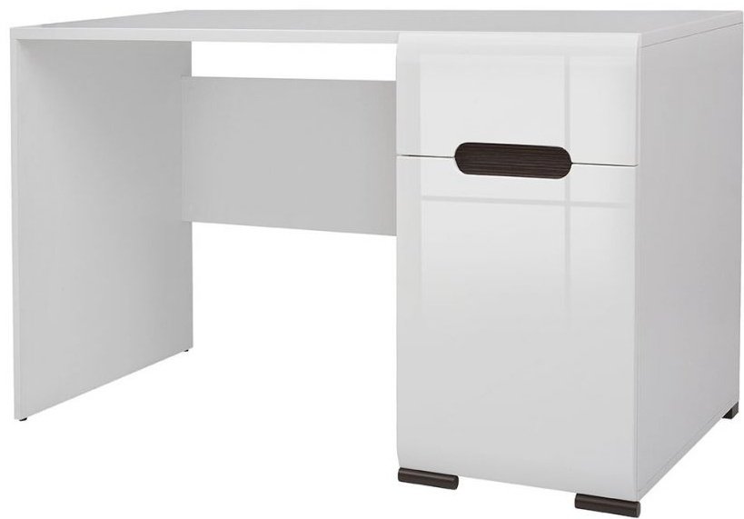 Стол компьютерный BIU1D1S, 120х66x75 см, белый купить,NaN