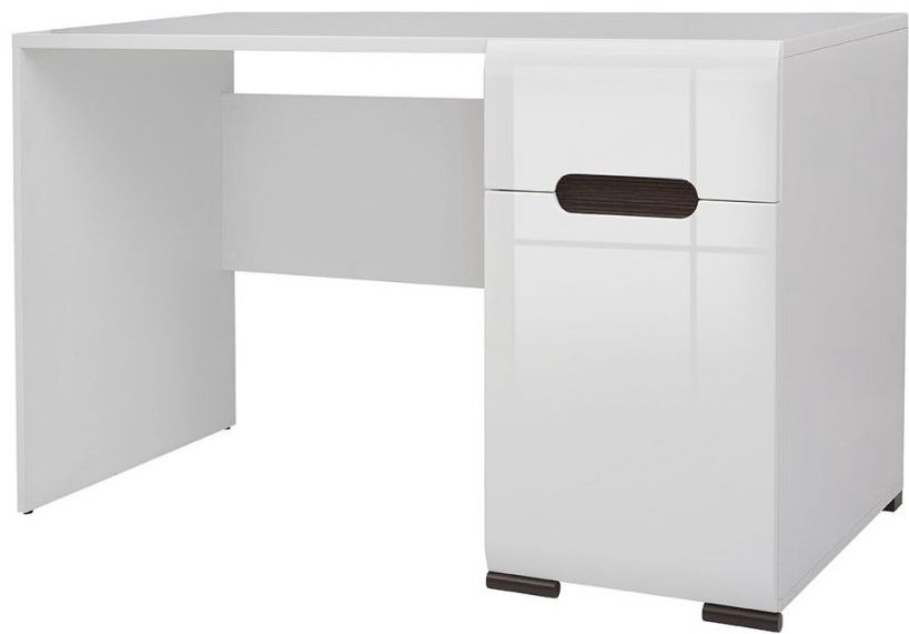 Стол компьютерный BIU1D1S, 120х66x75 см, белый купить,NaN