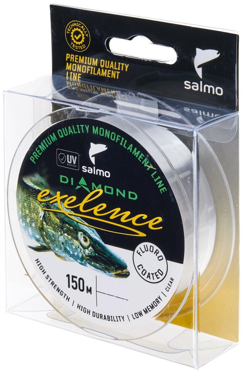 Леска Salmo монофильная 4034-018 0.18 мм прозрачный купить,NaN