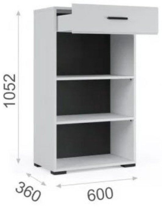 Комод IMPERIAL Йорк, 60x36x105.2 см, белый купить,NaN