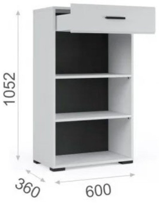 Комод IMPERIAL Йорк, 60x36x105.2 см, белый купить,NaN
