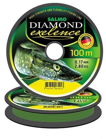 Salmo Diamond Exelence 100 0.30 мм зеленый купить,NaN