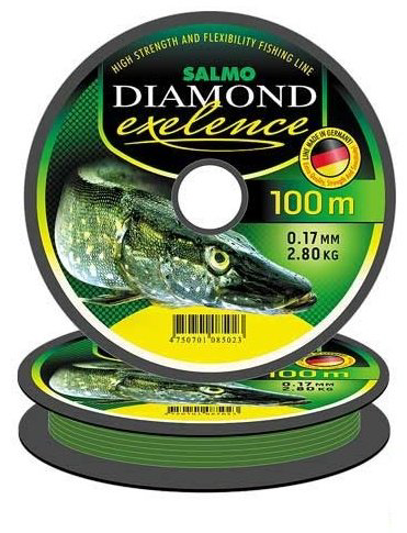 Salmo Diamond Exelence 100 0.30 мм зеленый купить,NaN