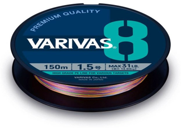 Леска Varivas плетеная 4513498120342 0.185 мм мультиколор купить,NaN