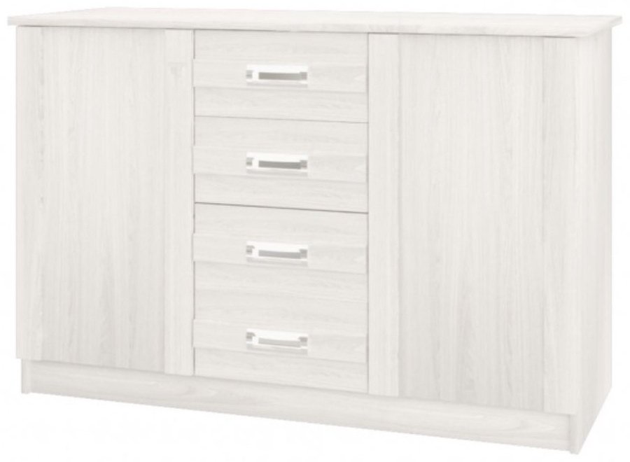 Комод Росток Мебель Сабрина-2, 120x42x80 см, белый купить,NaN