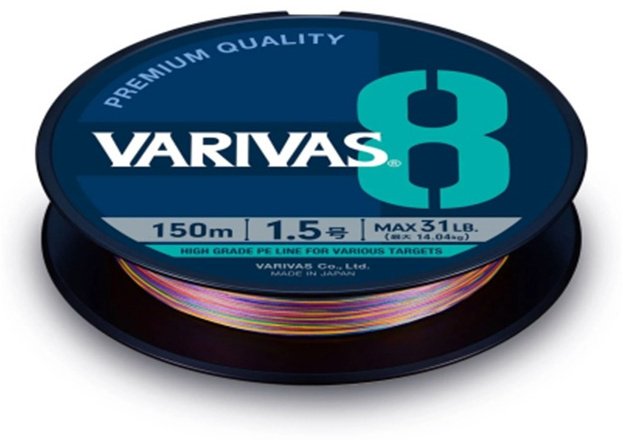 Леска Varivas плетеная 4513498120328 0.148 мм мультиколор купить,NaN