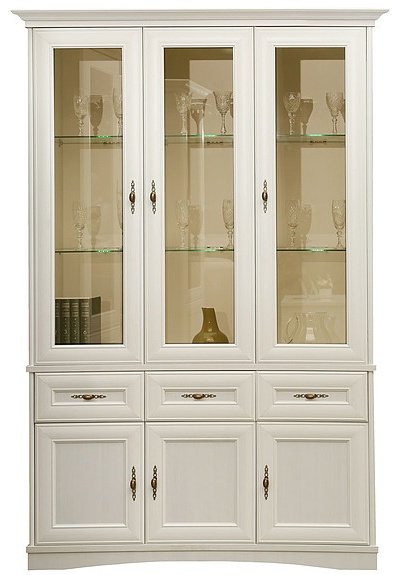 Шкаф-витрина Пинскдрев Турин А3 П7.036.0.11, МДФ, ЛДСП, 143.1x49.1x220 купить,NaN