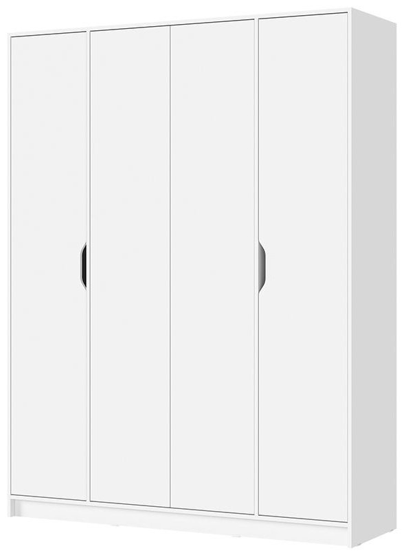 Распашной шкаф Стендмебель Руна 4Д, 160x210х50 см, белый купить,NaN